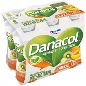 DANONE DANACOL yogur liquido tropical pack 6